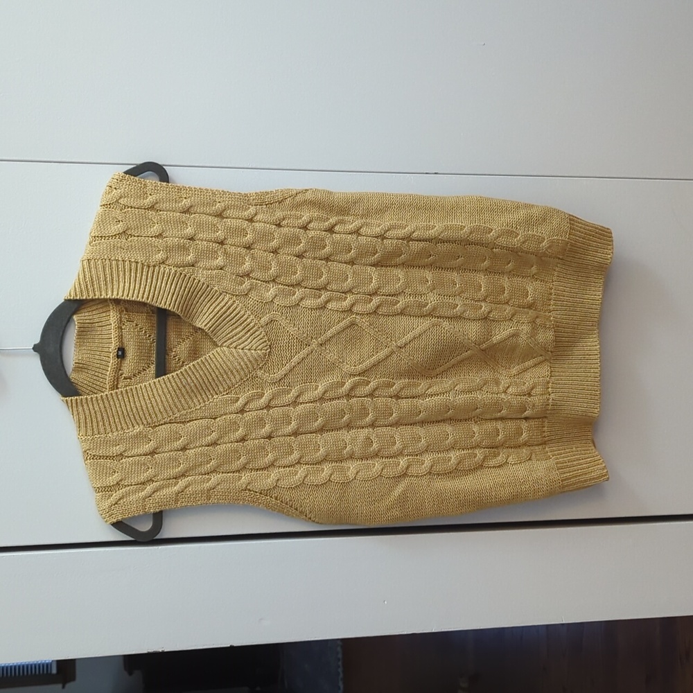 Camel Sweater Vest